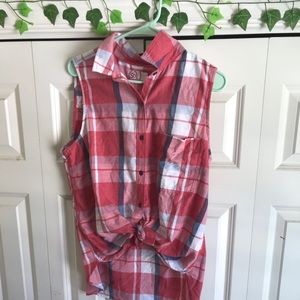 Flannel Tank Top